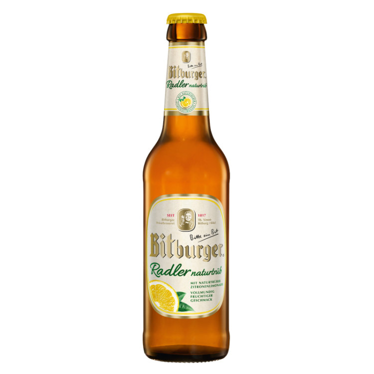 Bitburger Radler Naturtr&uuml;b (0,33l)