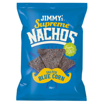 Jimmys Supreme Nachos Salted Blue Corn (140g)