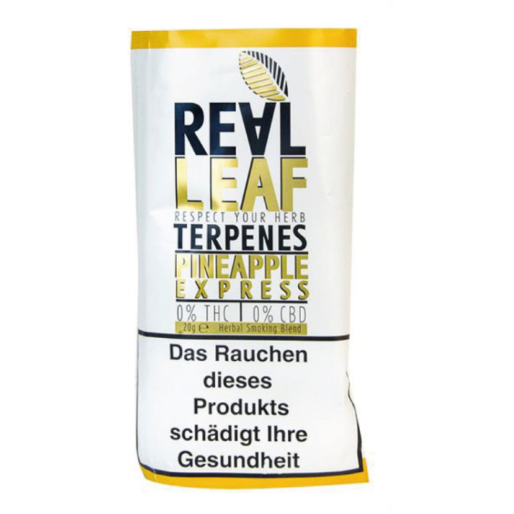 REAL LEAF mit PINEAPPLE EXPRESS Terpenen Kr&auml;utermischung (20g)