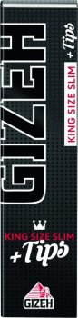 Gizeh Black King Size Slim + Tips (34Stk)