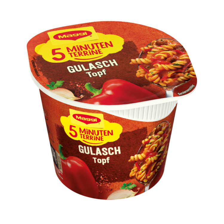 Maggi 5 Minuten Terrine Gulasch Topf (57g)