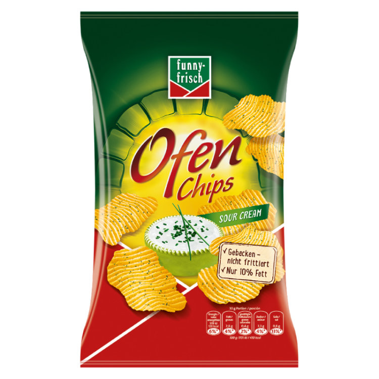 Funny-Frisch Ofen Chips Sour Cream (150g)