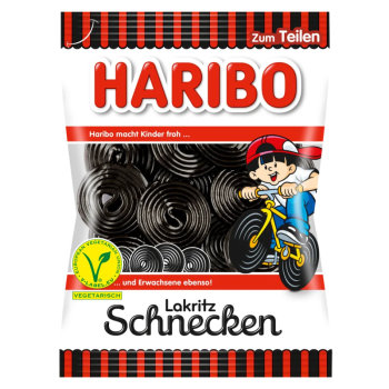 Haribo Lakritz Schnecken (200g)