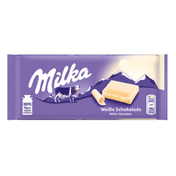 Milka Tafelschokolade Weiß (100g)