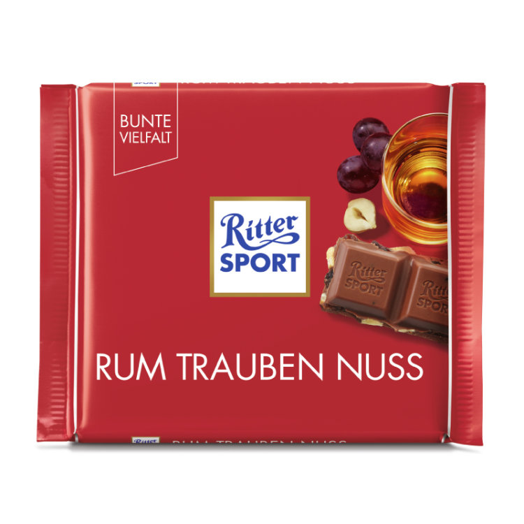 Ritter Sport Rum Trauben Nuss (100g)