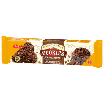 Griesson Chocolate Mountain Cookies Crispy Brownie (150g)