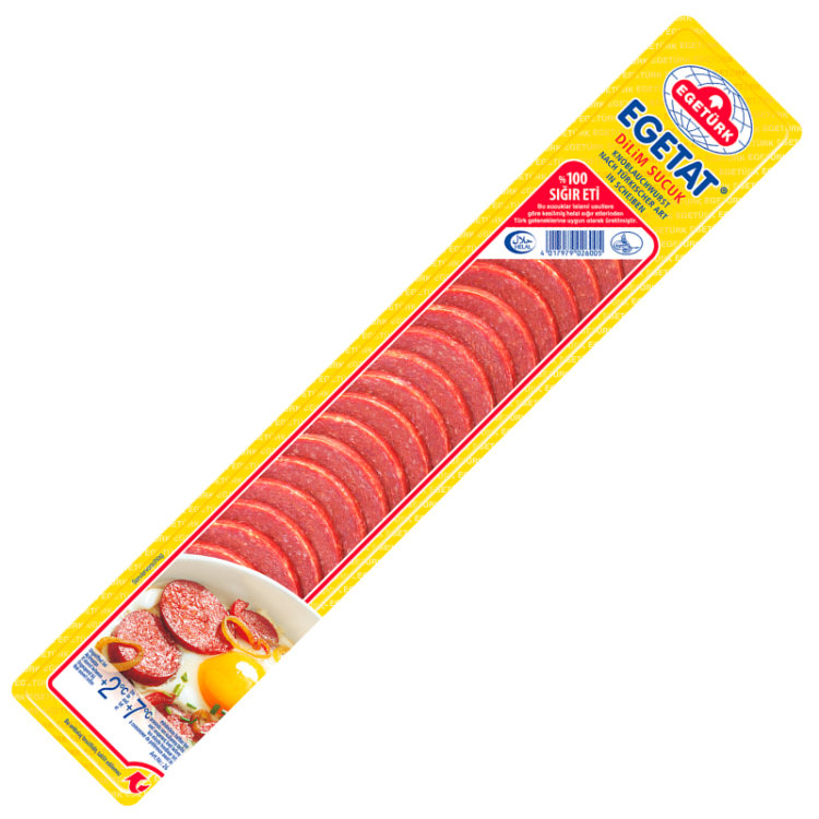 Eget&uuml;rk Sucuk Knoblauchwurst in Scheiben (250g)