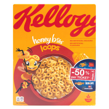 Kelloggs Honey Bsss Loops (330g)