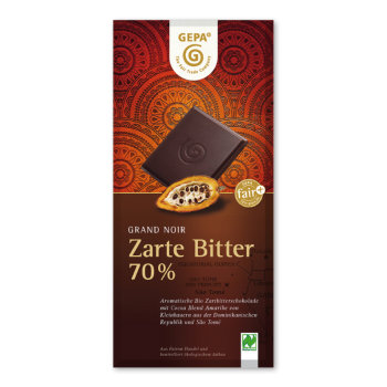 Gepa Grand Noir Zarte Bitter 70% (100g)