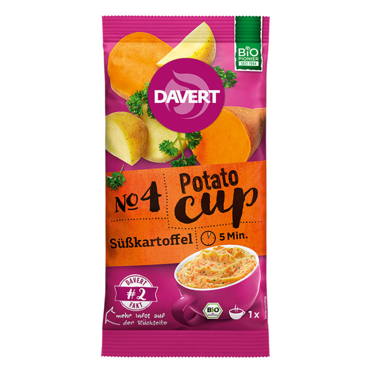 Davert Potato Cup S&uuml;&szlig;kartoffel (57g)