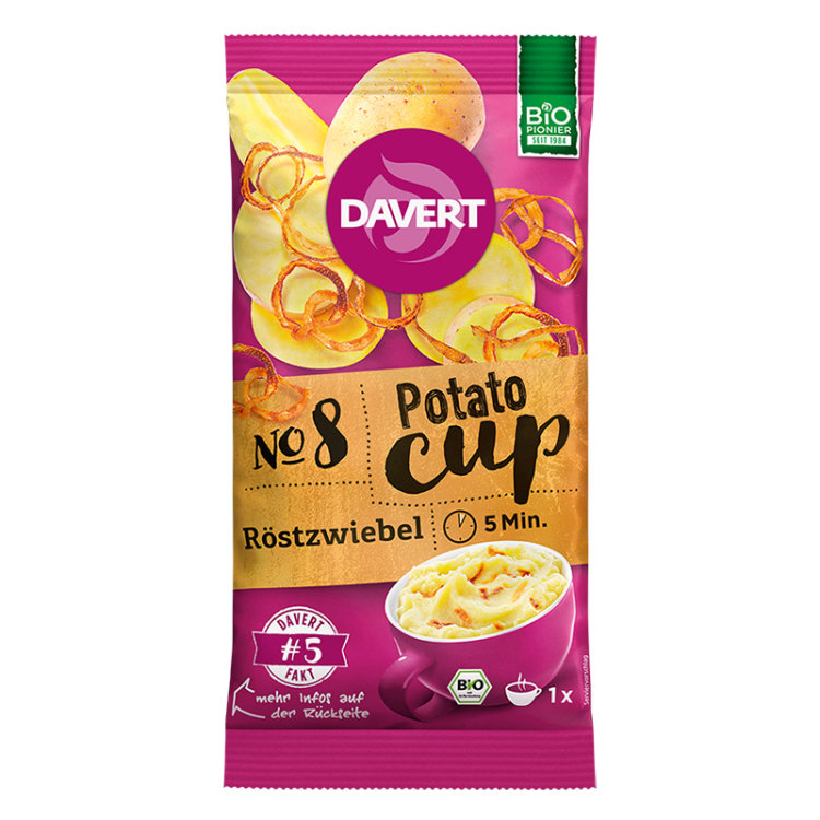Davert Potato Cup R&ouml;stzwiebel (54g)