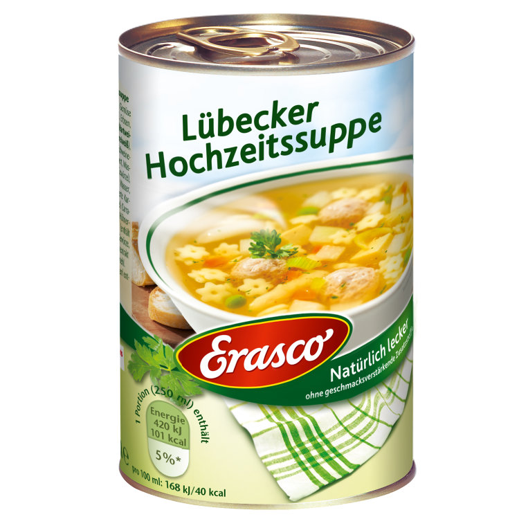 Erasco L&uuml;becker Hochzeitssuppe (390ml)