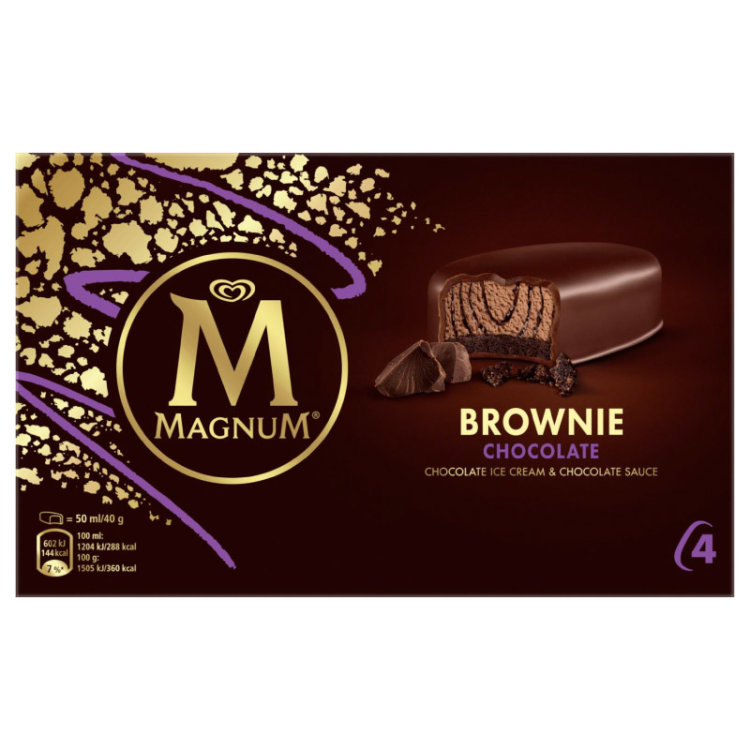 Magnum Brownie Chocolate 4er (200ml)