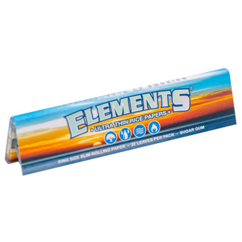 Elements Ultra Thin Rice Papers King Size (32Stk)