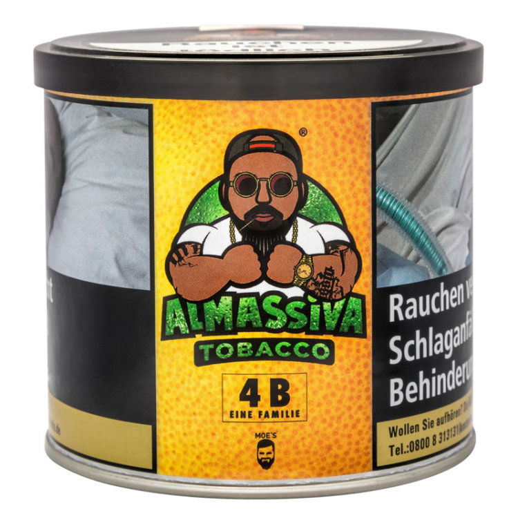 Al Massiva Tobacco &quot;4 B - EINE FAMILIE&quot; Zitrone Limette (200g)