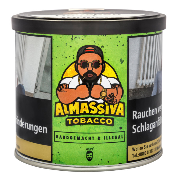 Al Massiva Tobacco &quot;HANDGEMACHT &amp; ILLEGAL&quot; Kiwi Ananas (200g)