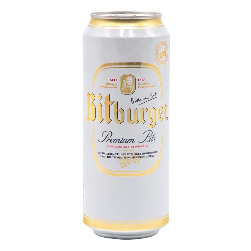 Bitburger Dose Bitburger Premium Pils Dose (0,5l) - Food Delivery