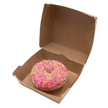 Donut Simpsons® mit pinker Glasur und Zuckerstreuseln...