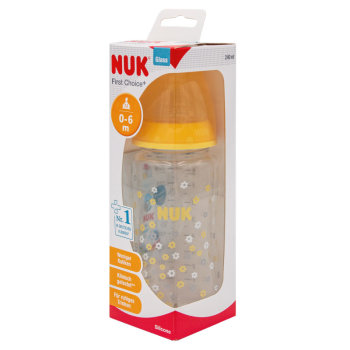 NUK First Choice+ Babyflasche Glas (240ml)