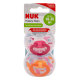 NUK Happy Days Schnuller Rosa 18-36 Monate (2Stk)