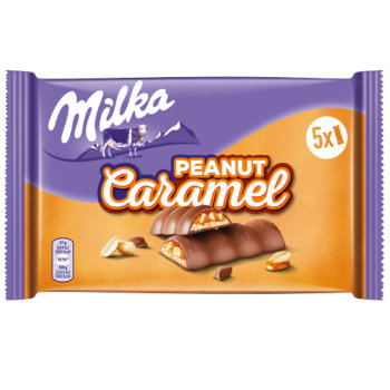 Milka & Peanut Caramel 5er (185g)