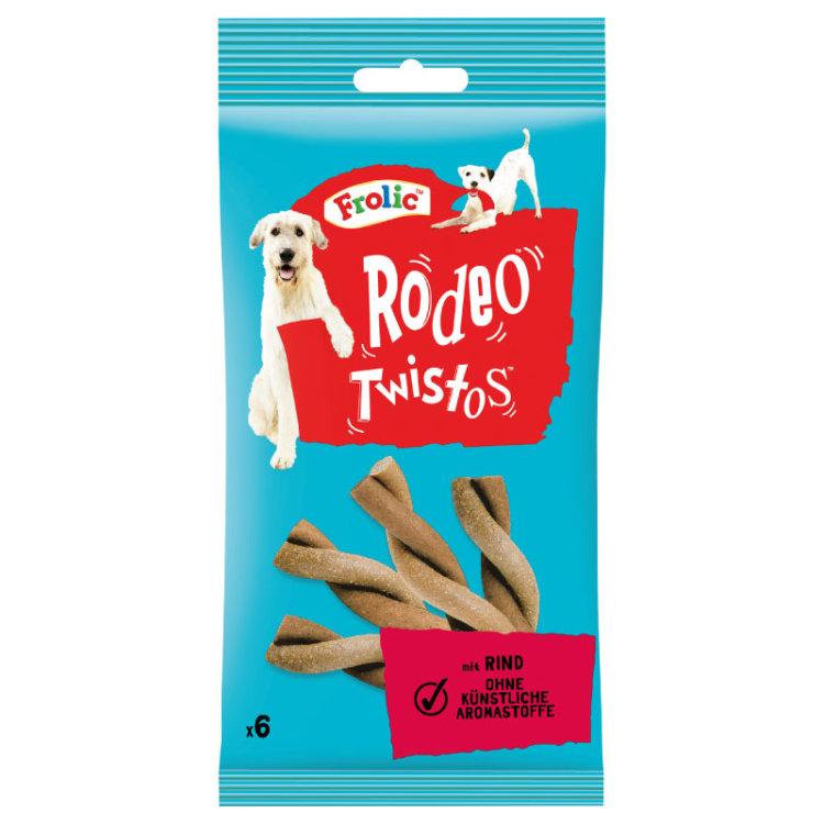 Frolic Rodeo Twistos mit Rind (105g)