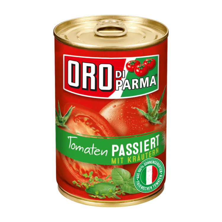 Oro di Parma Tomaten Passiert mit Kr&auml;utern (400g)