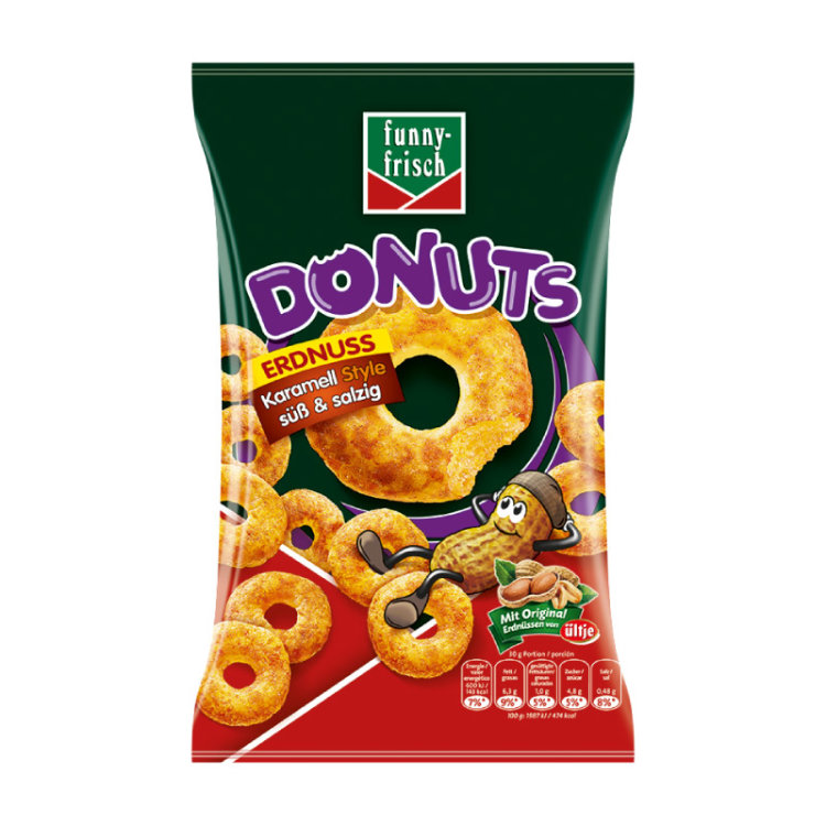 Funny-Frisch Donut Erdnuss Karamell (110g)