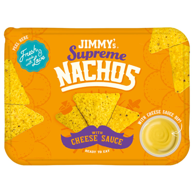 Jimmys Supreme Nachos with Cheese Sauce (200g)